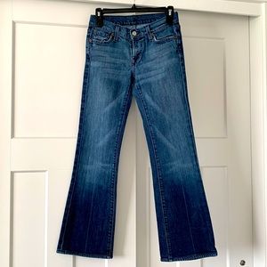 7 FOR ALL MANKIND-  women bootcut denim jeans-  Size 25